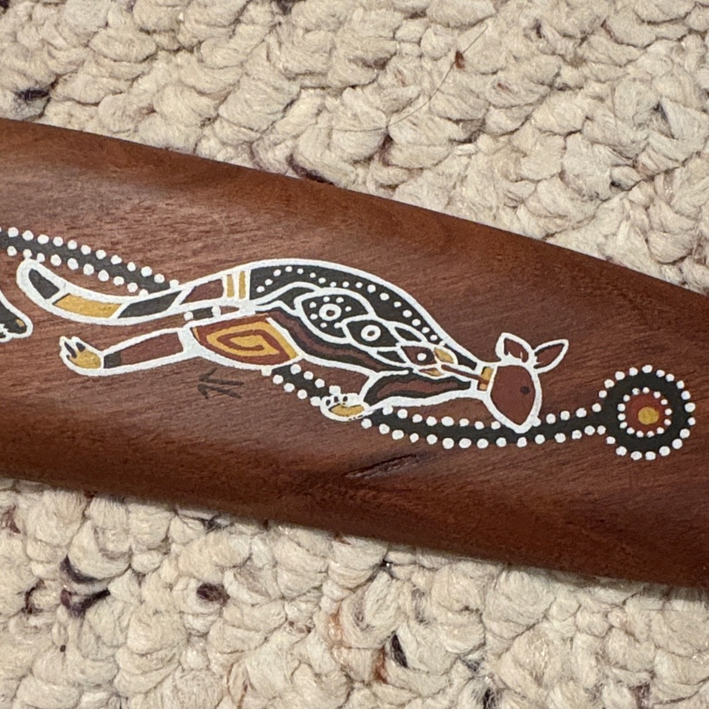 🔥5 FOR $25🔥 Handcrafted in Australia Brown Boomerang Decor - Picture 5 of 7